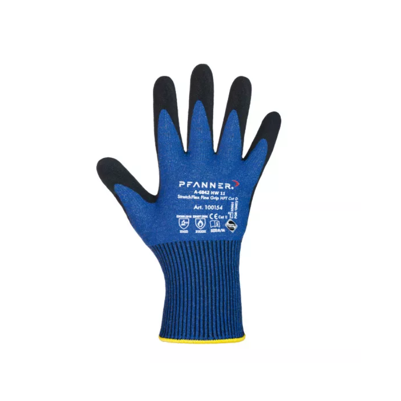 GANTS STRETCHFLEX FINE GRIP HPT CUT D PFANNER