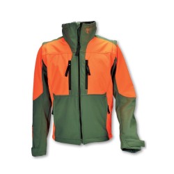 VESTE SOFTSHELL AIGOUAL MANCHES AMOVIBLES GREEN IMPACT FRANCITAL