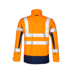 VESTE SOFTSHELL HAUTE VISIBILITE MANCHES DETACHABLES MALDEN SIOEN