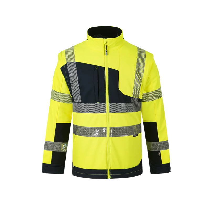 BLOUSON SOFTSHELL HV LUMINA S (AVEC BANDES SEGMENTÉES ET MICROPRISMES) CODUPAL