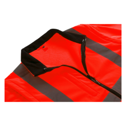 BLOUSON SOFTSHELL ZOE ROUGE FLUO CODUPAL