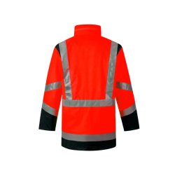 VESTE DE PLUIE ELYSE ROUGE FLUO CODUPAL