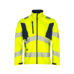 VESTE SOFTSHELL HAUTE VISIBILITE MANCHES DETACHABLES LEDSTART SYNQ