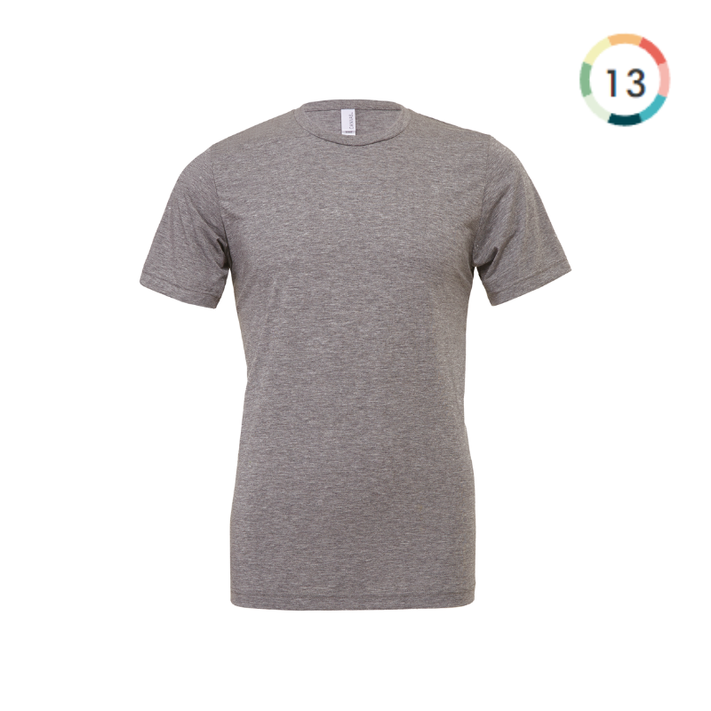 T-SHIRT HOMME TRIBLEND COL ROND BELLA CANVAS