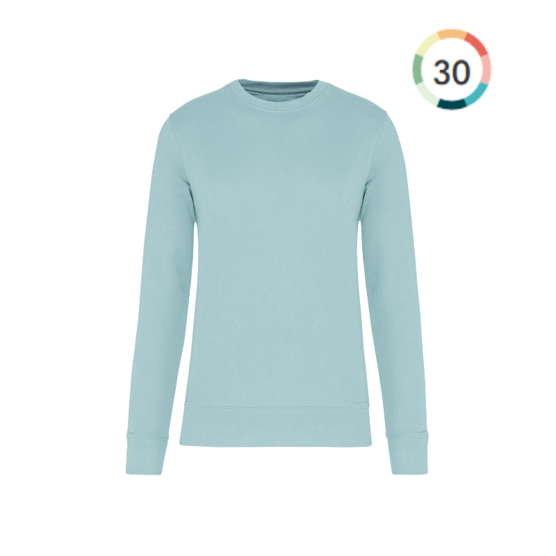 SWEAT-SHIRT ECO-RESPONSABLE A COL ROND KARIBAN