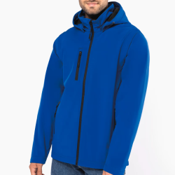 VESTE SOFTSHELL 2 COUCHES HOMME KARIBAN