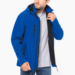 VESTE SOFTSHELL 2 COUCHES HOMME KARIBAN