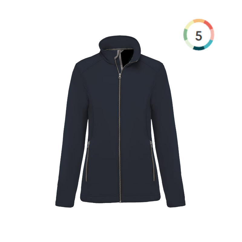 VESTE SOFTSHELL 2 COUCHES FEMME KARIBAN