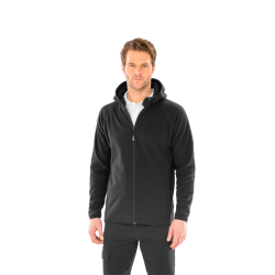 VESTE A CAPUCHE EN MICROPOLAIRE RECYCLEE RESULT