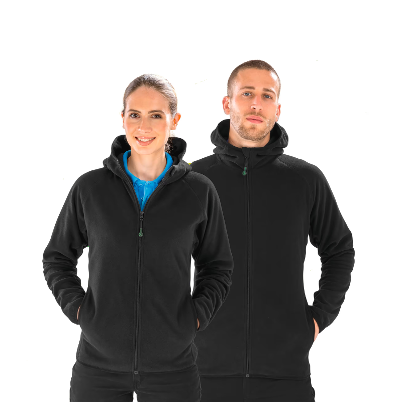 VESTE A CAPUCHE EN MICROPOLAIRE RECYCLEE RESULT