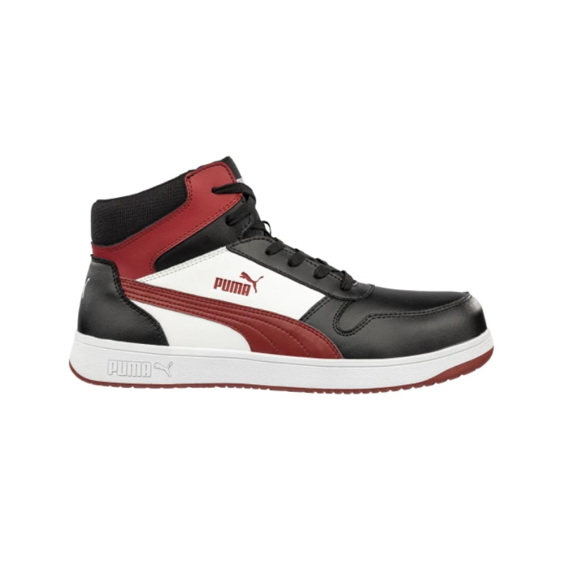 CHAUSSURES FRONT COURT BLK/WHT/RED MID S3S FO HRO SR S3S FO LG PUMA