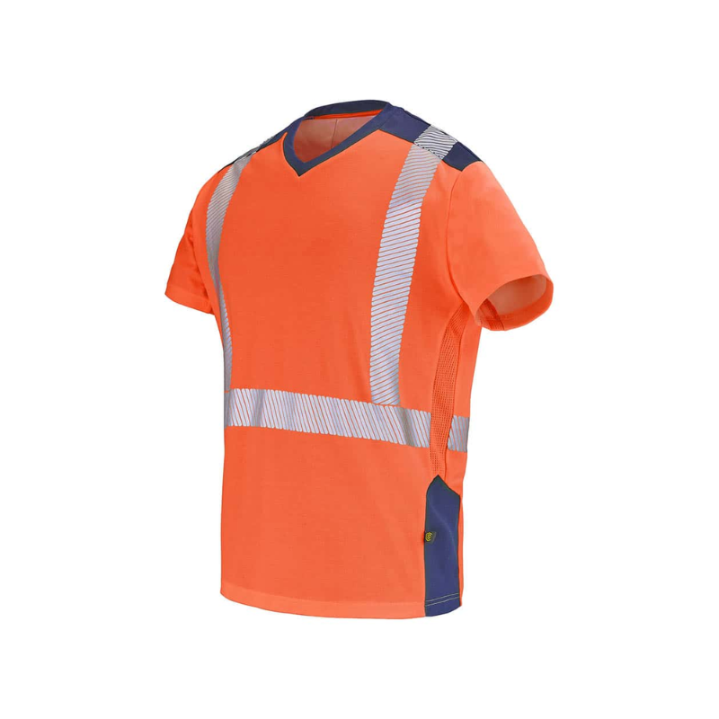 TEE SHIRT MANCHES COURTES FLUO SAFE XP CEPOVETT