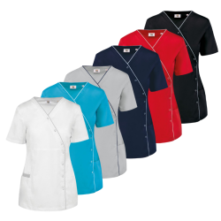 BLOUSE FEMME POLYCOTON WK...