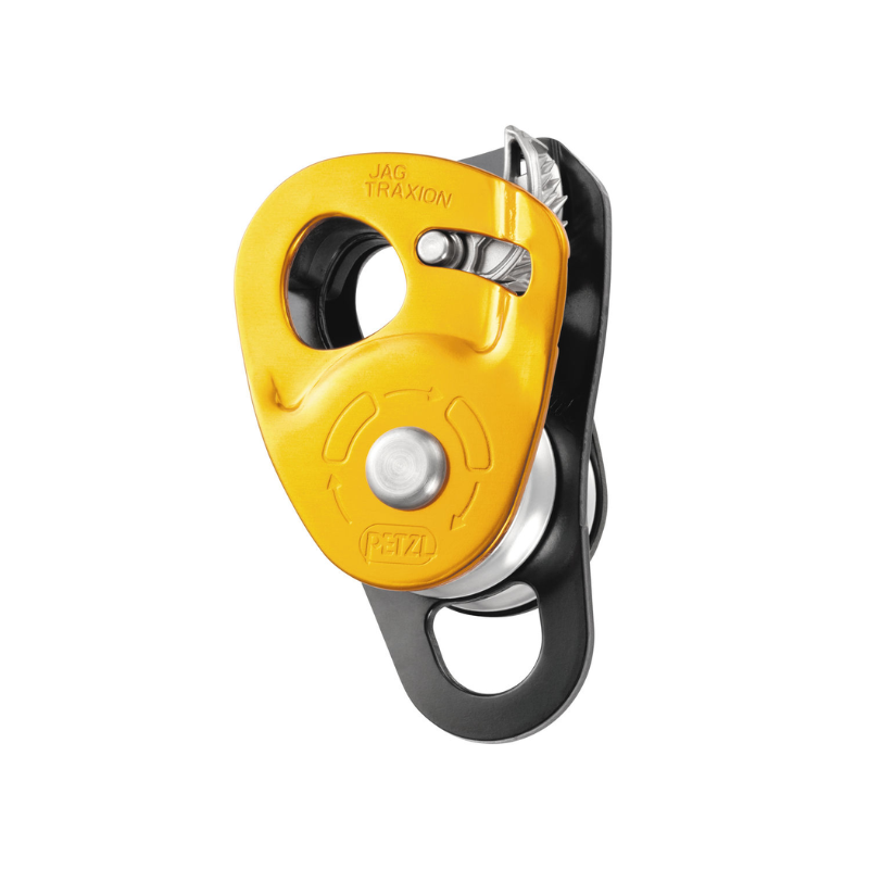POULIE BLOQUEUR JAG TRAXION JAUNE 8 A 11 MM PETZL