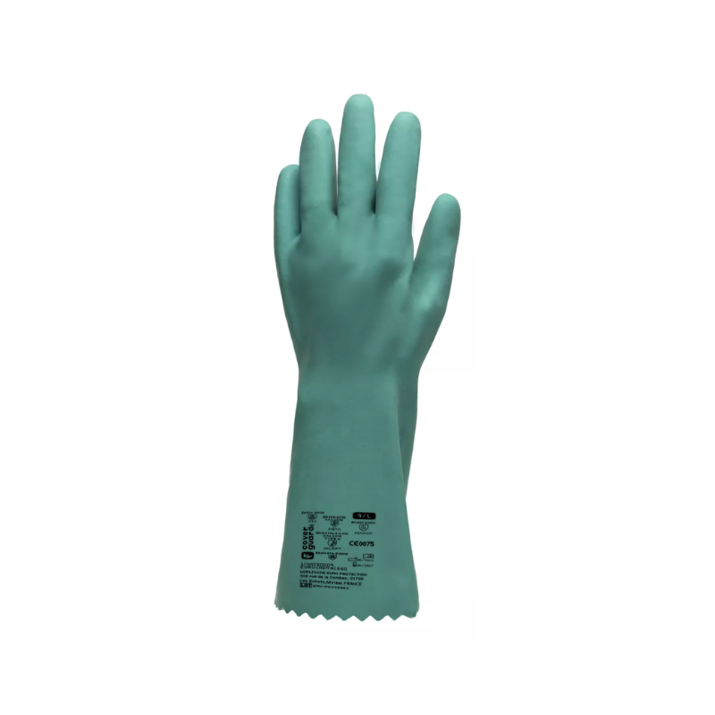 GANTS DE PROTECTION CHIMIQUE EUROCHEM NI550 NITRILE COVERGUARD