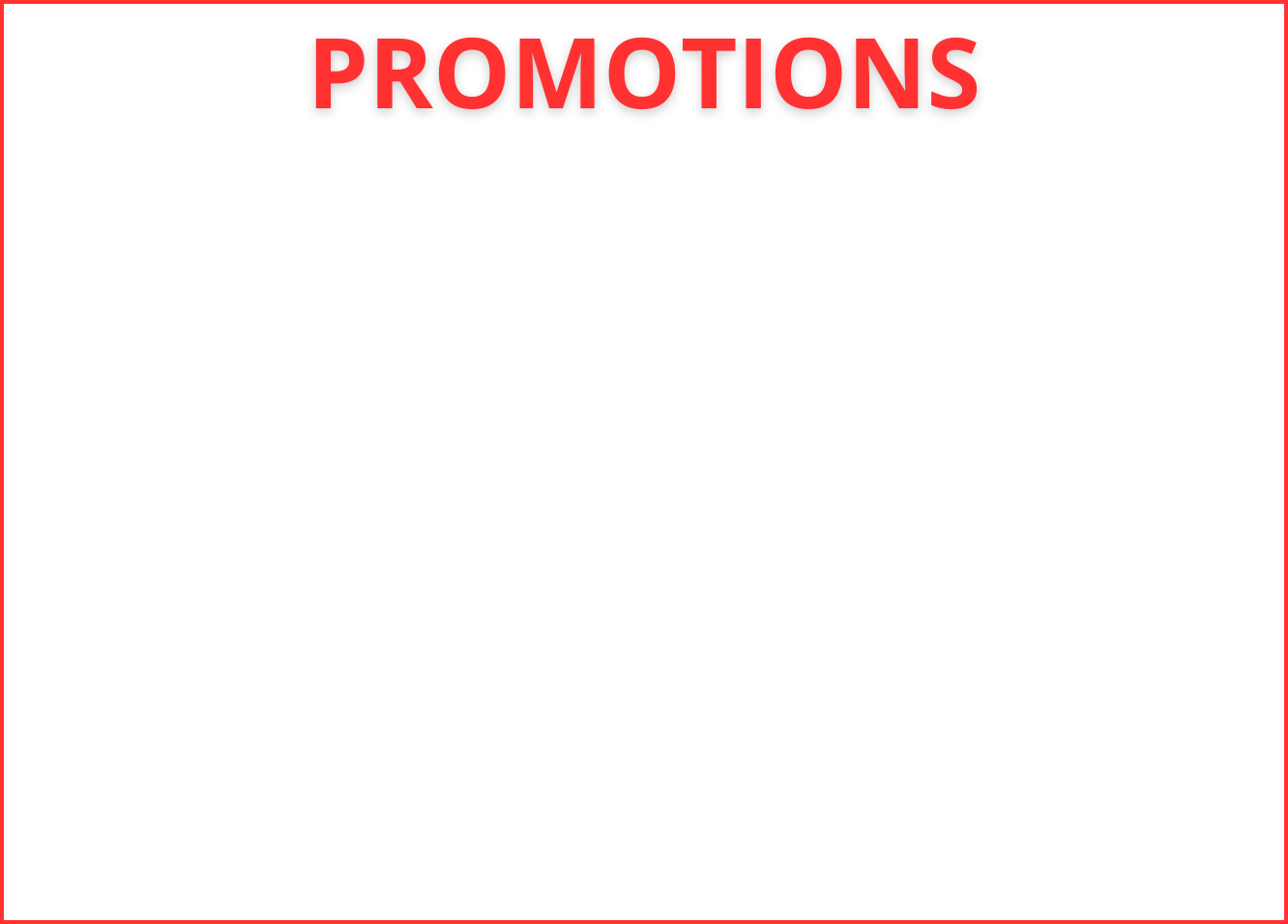 PROMOTIONS 2024